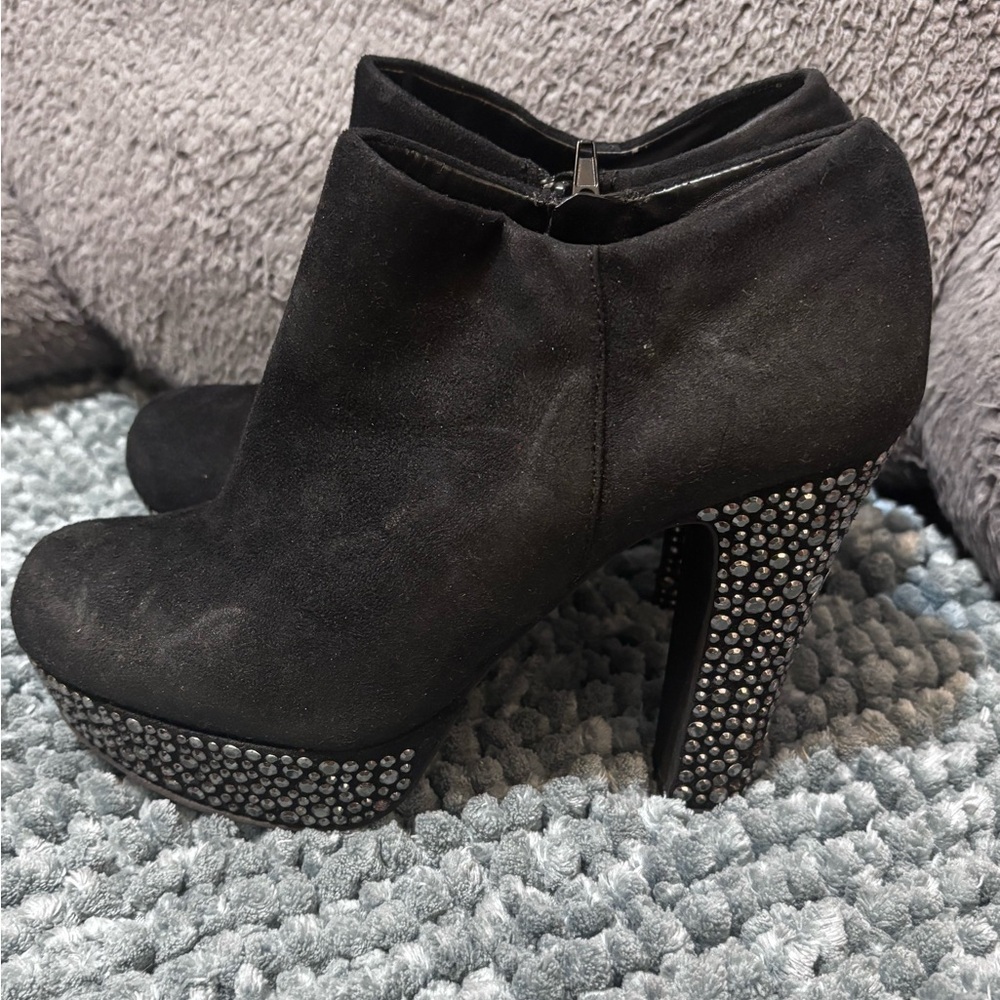 GB - Gianni Bini Ankle Boots with Studded Heels